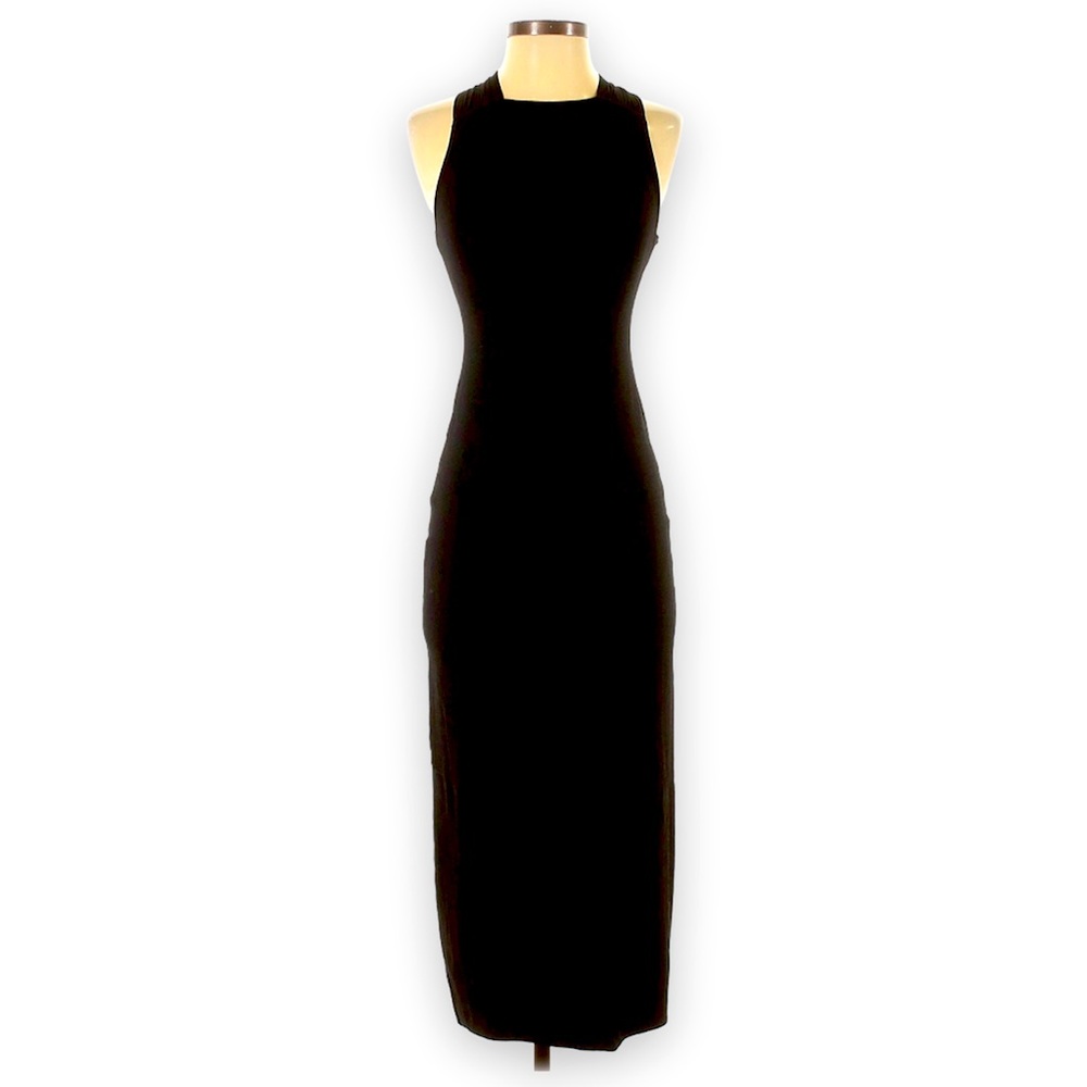 Club Monaco Black Midi Dress